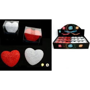 CUORE LED AUTOPORTANTE, CAMBIA COLORE IN DISPLAY (12 pz.)