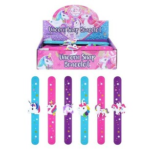Braccialetti a Scatto Unicorno / Unicorn (24 pz.)