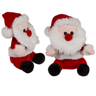 Babbo Natale di Peluche, 20 cm di altezza (12 pz)