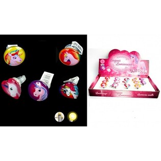 ANELLI LUMINOSI A LED UNICORNO PER BAMBINI IN DISPLAY (50 pz.)