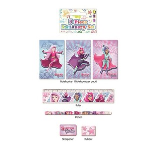 SET DA SCRITTURA SUPER GIRLS DA 5 PEZZI (24 pz.)