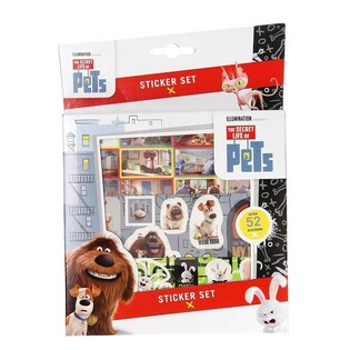 Set di Adesivi SECRET LIFE OF PETS da 52 pezzi (12 pz.)