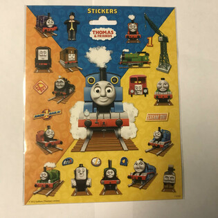Fogli Grandi di Adesivi Il Trenino Thomas, 20x16 cm (10 pz)