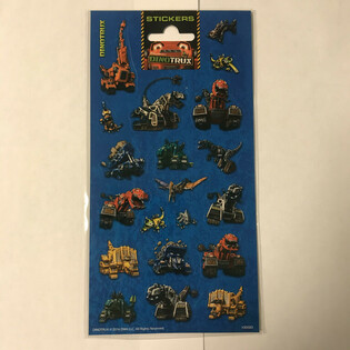 ADESIVI: DINOTRUX, Dim. 20 x 10 cm (10 pz.)