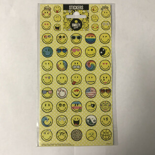 Adesivi SMILEY WORLD, 20 x 10 cm (10 pz)