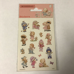 FOGLIO DI ADESIVI: MOREHEAD &ndash; CARI BAMBINI, Dim. 16 x 9 cm (10 pz)