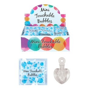 MINI BOLLE DI SAPONE MATRIMONIO IN DISPLAY (48 pz.)