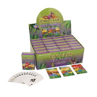 MINI CARTE DA GIOCO – MODELLO: DINOSAURO IN DISPLAY (24 pz.)