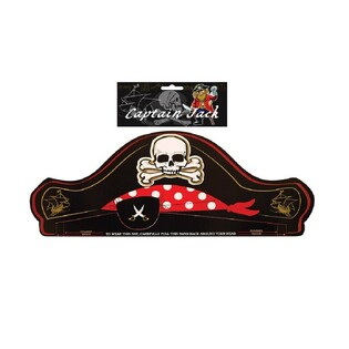 Cappello da Pirata CAPTAIN JACK (Busta da 6 pz.)