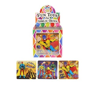 PUZZLE SUPEREROI, 13 x 12 cm, IN ESPOSITORE (108 pz)