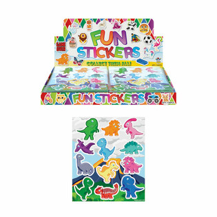 FUN STICKERS – MODELLO: DINOSAURO (120 pz.)