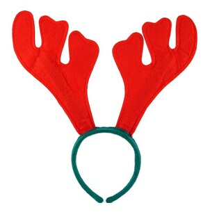CERCHIETTO RENNA DI NATALE – Rosso / Verde (12 pz.)