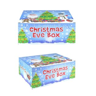 SCATOLA REGALO DI NATALE 35 x 25 x 15 CM (1 pz.)