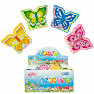 TEMPERAMATITE A FARFALLA, COLORI MISTI IN ESPOSITORE (48 pz.)