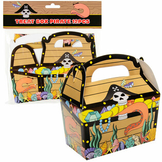 Scatoline Porta Caramelle Pirata 12x12.5x6 cm (12 pz)