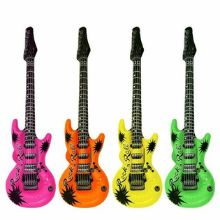 CHITARRA GONFIABILE - COLORI MISTI (12 pz.)