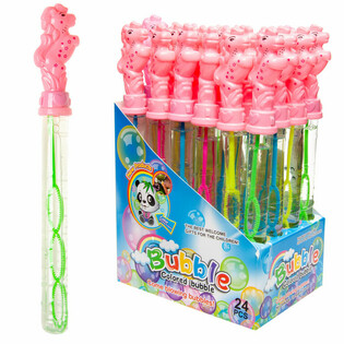 Bastone Bolle di Sapone Cavallo 25 cm in Display (24 pz.)