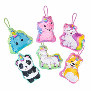 MIX PELUCHE UNICORNO ANIMALI - 13.5 cm (24 pz.)