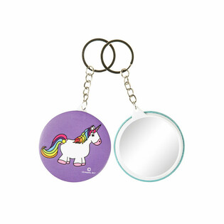 PORTACHIAVI UNICORNO + SPECCHIO (48 pz.)