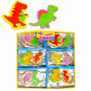 Set 2 Gomme DINO in Display (36 pz.)