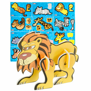 Puzzle 3D Animali Selvatici (48 pz.)