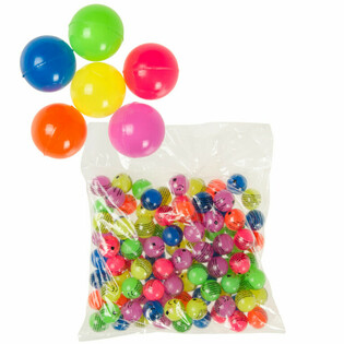 MIX PALLINE RIMBALZANTI COLORI NEON Ø 2,7 Cm. ( 100 pz.)