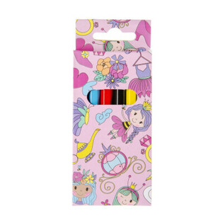 Set di 6 matite colorate - Principessa (24 pz.)
