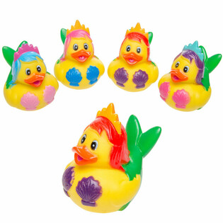 MIX PAPERELLE DI GOMMA SIRENA - 5x5 cm (4 pz)