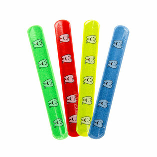 BRACCIALE A SCATTO CON STAMPA DENTI (36 pz.)
