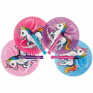 Ventagli Unicornio (12 pz.)