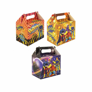 SCATOLA MEN&Ugrave; &ndash; SUPEREROI &ndash; 14 x 9,5 x 18 cm (24 pz.)