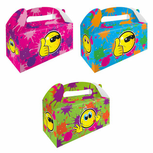 SCATOLA MENÙ – SMILEY – 22.5 x 9.5 x 18 Cm (12 pz.)