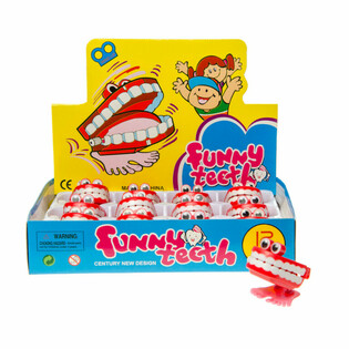 DENTIERE SALTELLANTI A MOLLA IN DISPLAY (12 pz.)
