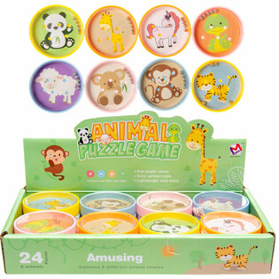 Giochi di Pazienza Animali Allegri in Display (24 pz)
