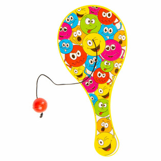 RACCHETTA CON PALLINA ELASTICA - MODELLO: SMILEY (48 Pz.)
