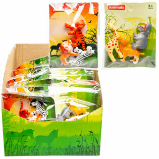 3 animali selvaggi in bustina (60 pz.)