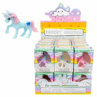 Unicorno tascabile in scatola (24 pz.) | Ingrosso B2B