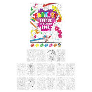 Album da Colorare con Numeri per Bambine (48 pz.)