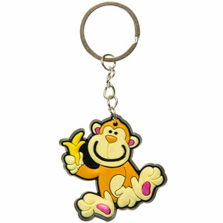 Portachiavi Scimmia e Banana (48 pezzi)