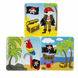 Mix Puzzle Pirati - 14 x 14 cm (50 Pezzi)