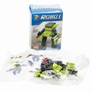 Robot in Mattoncini da Costruzione (12 pezzi in Display)
