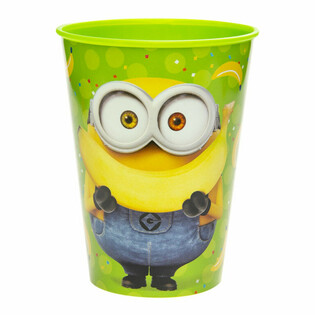 Bicchiere Minions Banana - Bevanda e Gelato - 260 ml (12 pezzi)