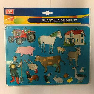 STENCIL PER DISEGNO &ndash; FATTORIA (12 pz.)