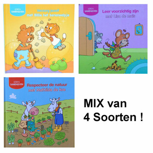 Mix Libri Educativi per Bambini - Imparare a Convivere (12 pz)