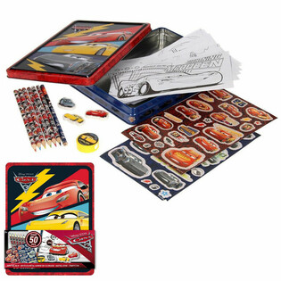 Set Creativo 3D DISNEY CARS in Scatola di Latta (12 pz.)