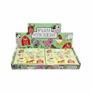 Adesivi Fun – Modello: Animali della Fattoria (120 pz.)