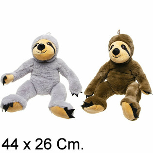 GRANDE BRADIPO DI PELUCHE, 44 CM - COLORI MISTI (6 PEZZI)
