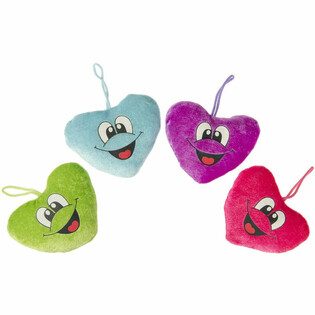 CUORI DI PELUCHE CON FACCIA - MIX (24 pz.)
