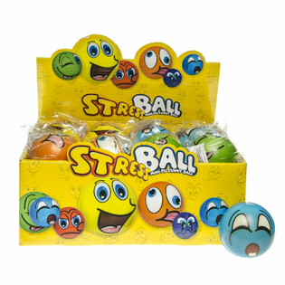 PALLINE ANTISTRESS SMILEY IN DISPLAY (24 pz.)