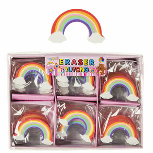 GOMME ARCOBALENO IN ESPOSITORE (36 pezzi)